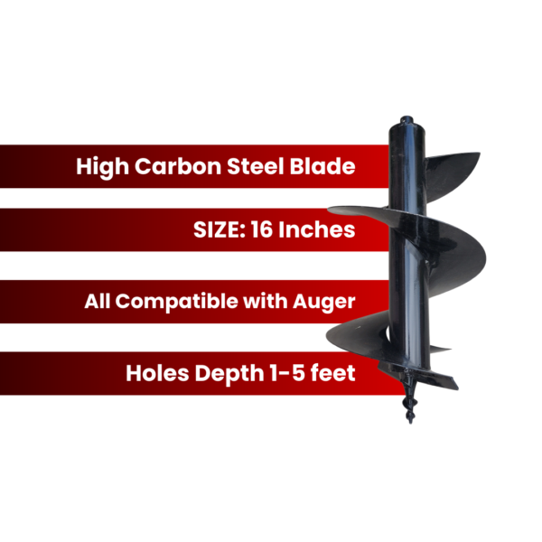 16 Inch Earth Auger Drill Bit - Image 3
